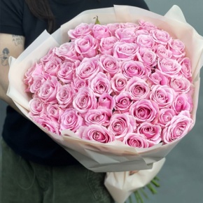 Букет из 55 роз Аваланж (60 см) в Дубне