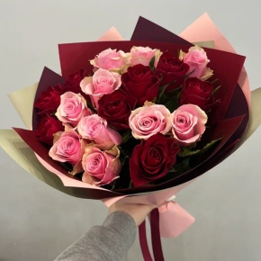 Букет "Вечность" из 17 роз кения (40 см) в Дубне
