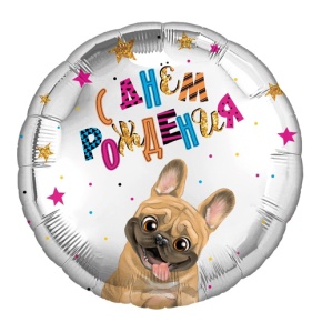 Шар "С Днём Рождения" в Дубне