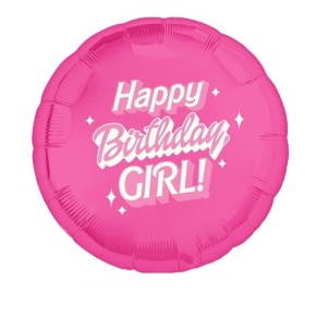 Шар "happy b-day girl" в Дубне