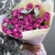Букет "Малиновый бисквит" из кустовых и пионовидных роз и эвкалипта в Дубне