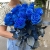 15 синих LUX роз Эквадор (70 см) в Дубне
