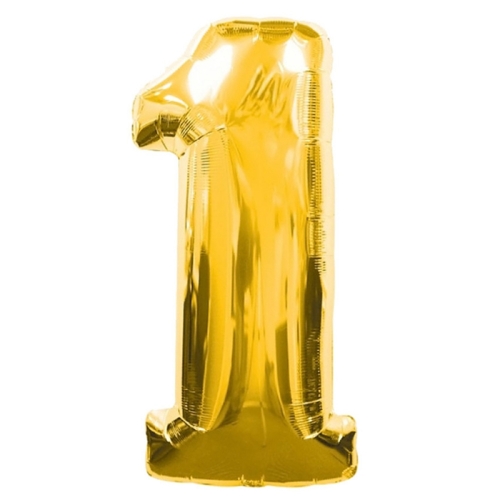 Шар гелиевый цифра 1 (40х102 см) в Дубне