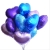 Сердце сиреневое фольгированный шар с гелием (45 см) в Дубне