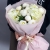 Букет "Белый жемчуг" из гортензий и пионов в Дубне
