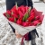 Букет 27 красных тюльпанов в Дубне